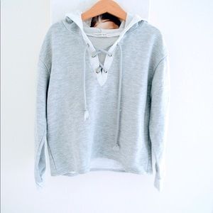 ❤️ 4/$20 Honigman Girls Lace Up Hoodie